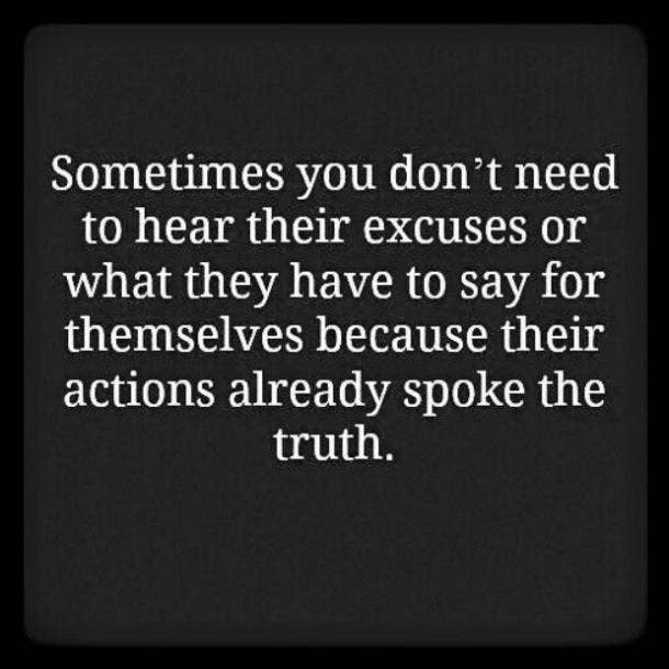 no excuses