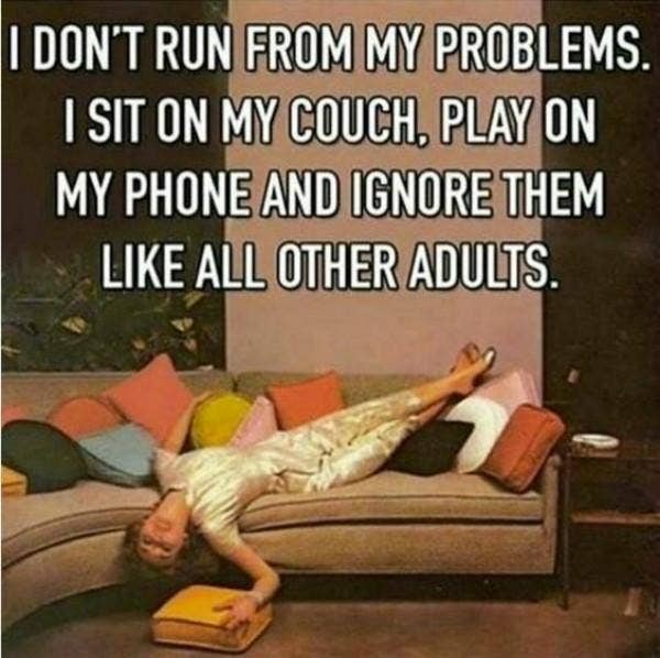 <strong>When you're feeling mature and productive.</strong> funny adulting quote