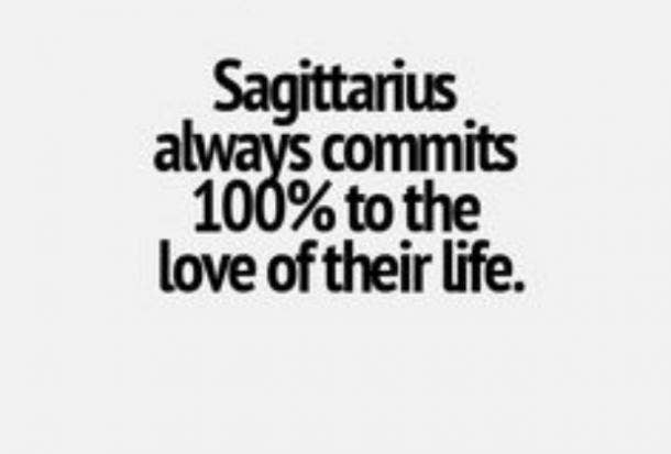 Sagittarius woman in love