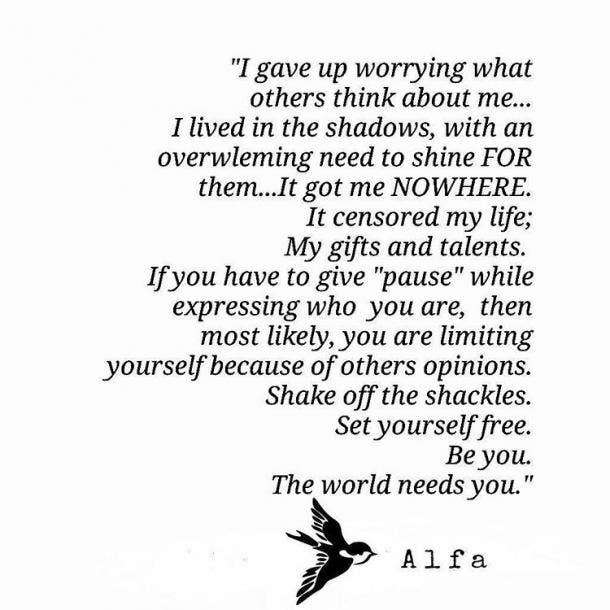 The best thing you can do for yourself is to be YOU Instagram Poet, Alfa Poems