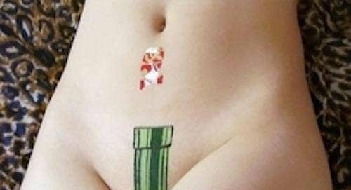 Woman intim tattoo 20 Vagina