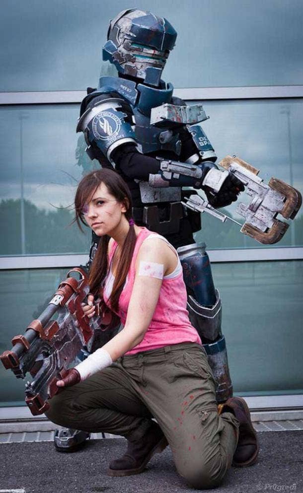 Isaac and Nicole Dead Space Video Game Cosplay Halloween Costume Ideas