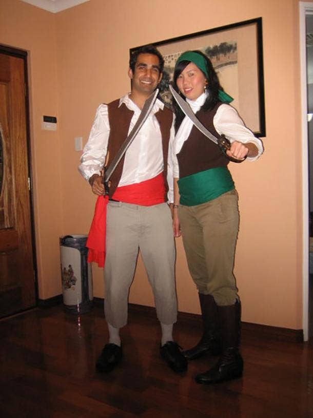Guybrush and Elaine Monkey Island Video Game Cosplay Halloween Costume Ideas