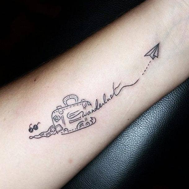 27 Of The Best Wrist Tattoos For People Who Love Traveling Yourtango