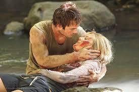 Ian Somerhalder and Maggie Grace on Lost