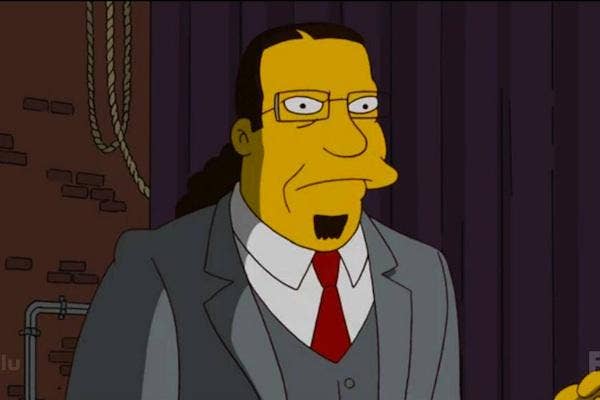 Penn Jillette from The Simpsons