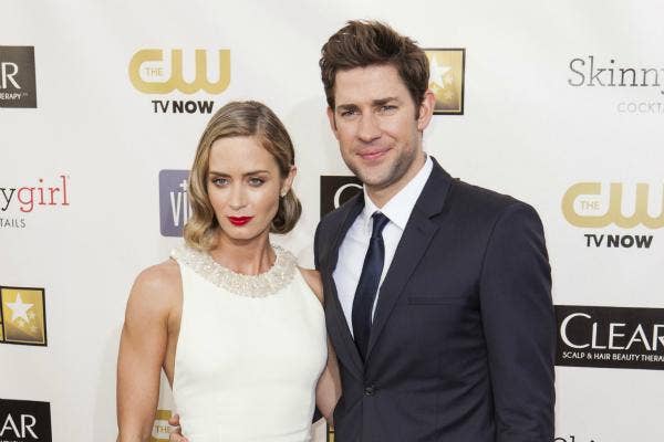 John Krasinski and Emily Blunt