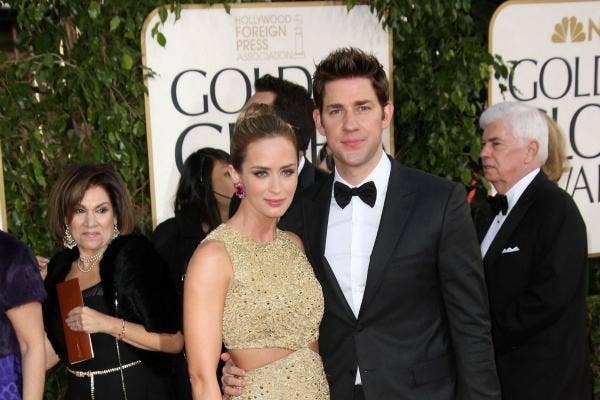 John Krasinski and Emily Blunt