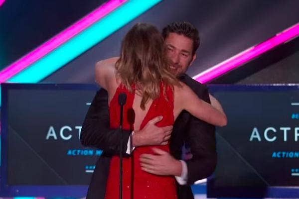 John Krasinski and Emily Blunt