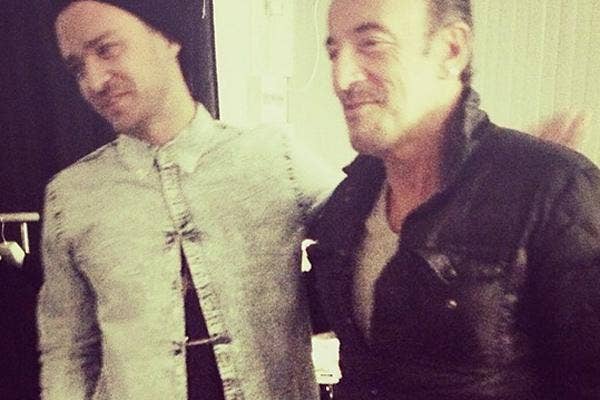 justin timberlake dad bruce springsteen the boss