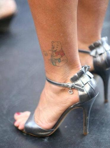 Kate Gosselin Pooh Bear Tattoo