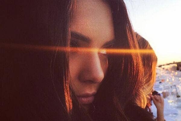 Kendall Jenner Sunny Selfie