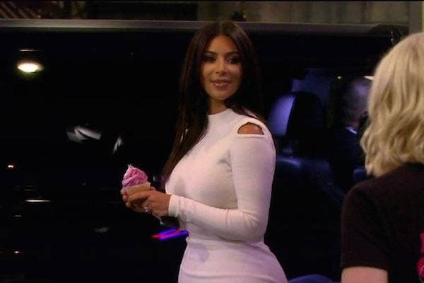 Kim Kardashian from 2 Broke Girls