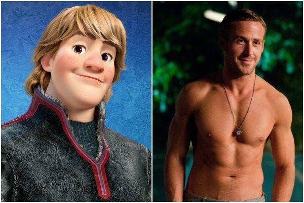 Kristoff of Disney&#039;s &#039;Frozen&#039; and Ryan Gosling
