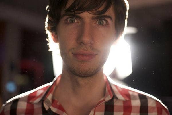 Weird guy staring