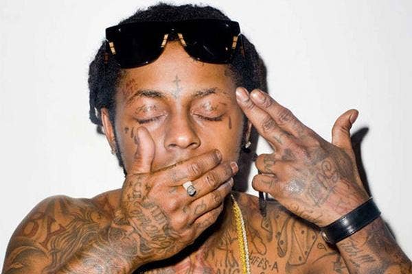 Lil Wayne smoking weed in GQ