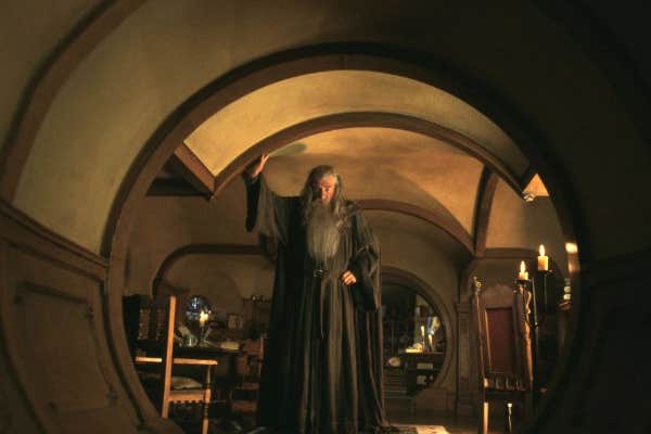 Sir Ian McKellen as Gandalf in LOTR
