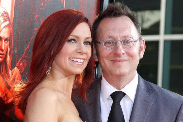 Michael Emerson and Carrie Preston