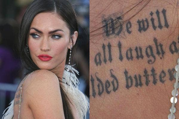 female celebrity tattoos