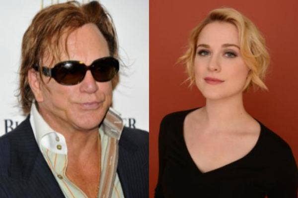 Mickey Rourke &amp; Evan Rachel Wood