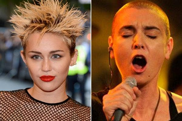 miley cyrus sinead o&#039;connor feud