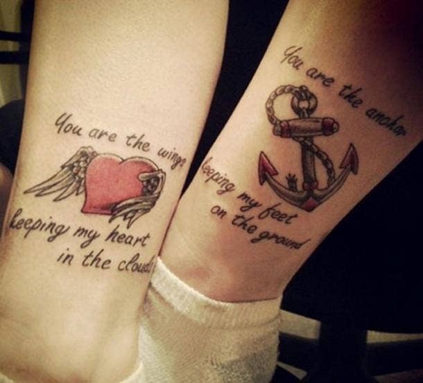 mother daughter tattoos