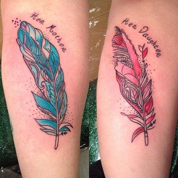 mother daughter tattoos