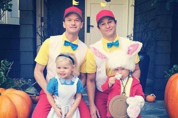 Neil Patrick Harris and David Burtka Halloween