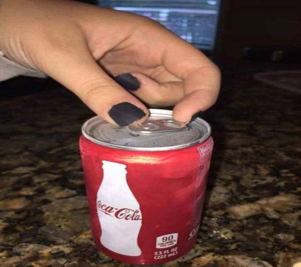 The classic case of nails vs. can