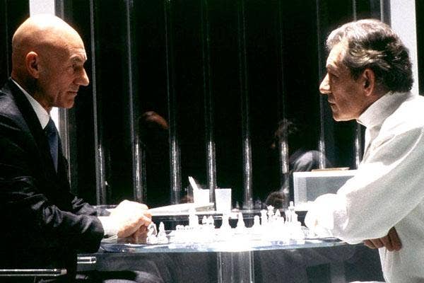 Super Dysfunctional Superhero Couples: Patrick Stewart and Ian McKellen as Professor X and Magneto in &quot;X-Men&quot;