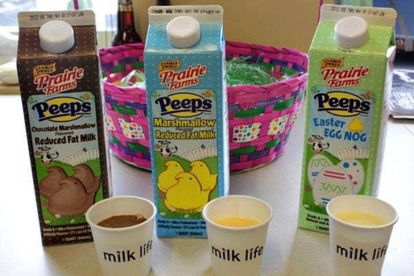 There’s Peep milk.