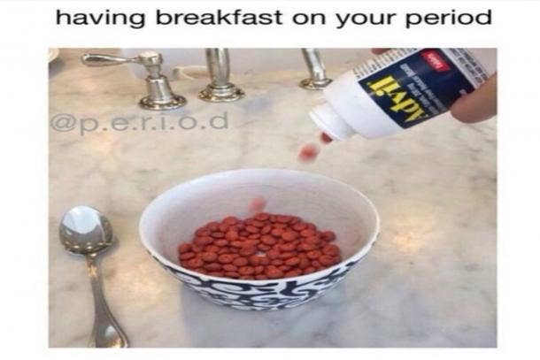 period cramp breakfast
