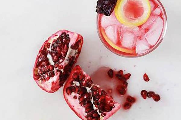 pomegranate and pomegranate seeds