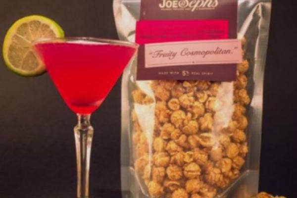 boozy popcorn treats