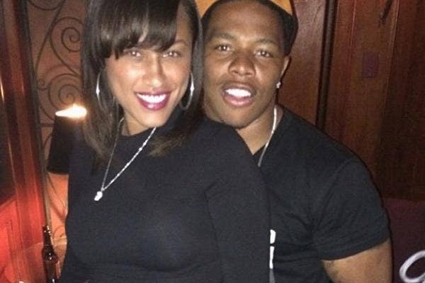 Ray Rice and Janay Rice