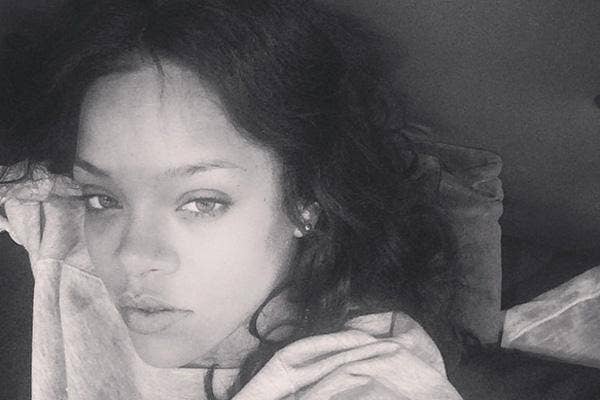 rihanna no makeup