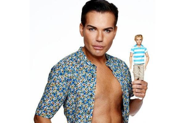 Male barbie best sale human
