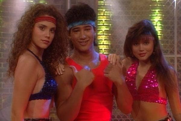 mario lopez, elizabeth berkley, tiffani thiessen, tiffani amber thiessen