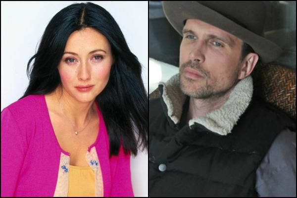 Shannen Doherty and Ashley Hamilton