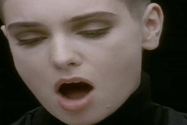 Sinead O'Connor in Nothing Compares 2 U