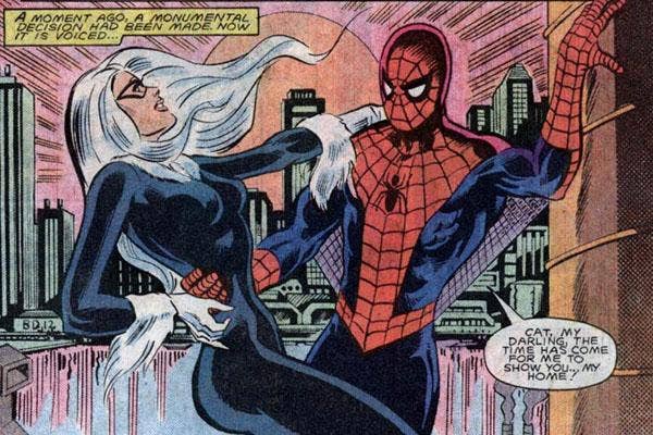 Super Dysfunctional Superhero Couples: Black Cat and Spider-Man