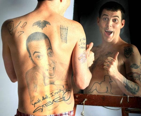 Steve- O tattoo of himself