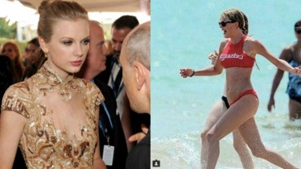 taylor swift boob job