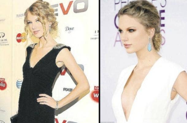 taylor swift boob job