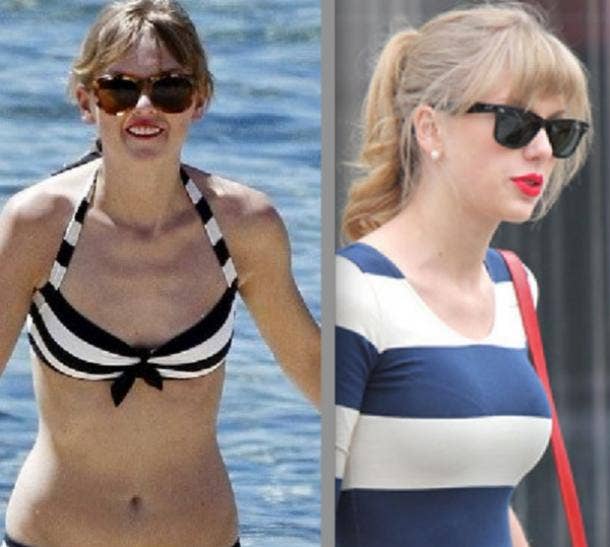 taylor swift boob job