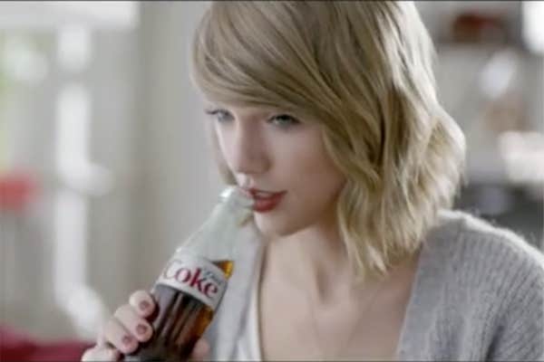 Taylor Swift diet coke commercial