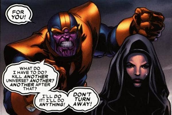 Super Dysfunctional Superhero Couples: Thanos and Mistress Death