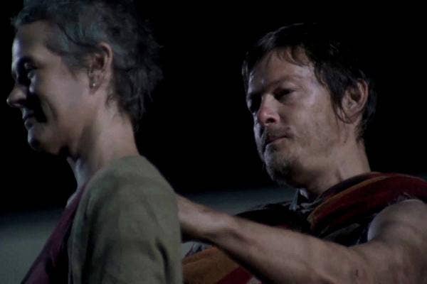 AMC The Walking Dead Melissa McBride as Carol Pelletier and Norman Reedus as Daryl Dixon