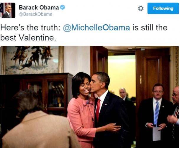 10. Barack and Michelle Obama