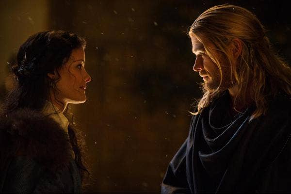 Super Dysfunctional Superhero Couples: Jaime Alexander and Chris Hemsworth as Sif and Thor in &quot;Thor: The Dark World&quot; (&quot;Thor 2&quot;)